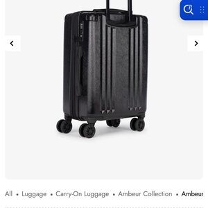 Calpak Ambeur Black Carry-On Luggage